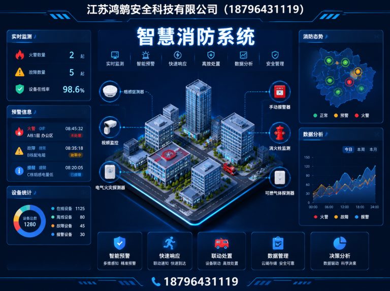 日照消防通信指挥展示图